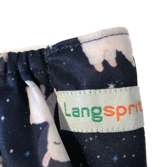 LangSprit Diaper Covers Diapers Dark Blue and Grey Multiple Adjustments - Picture 5 of 6